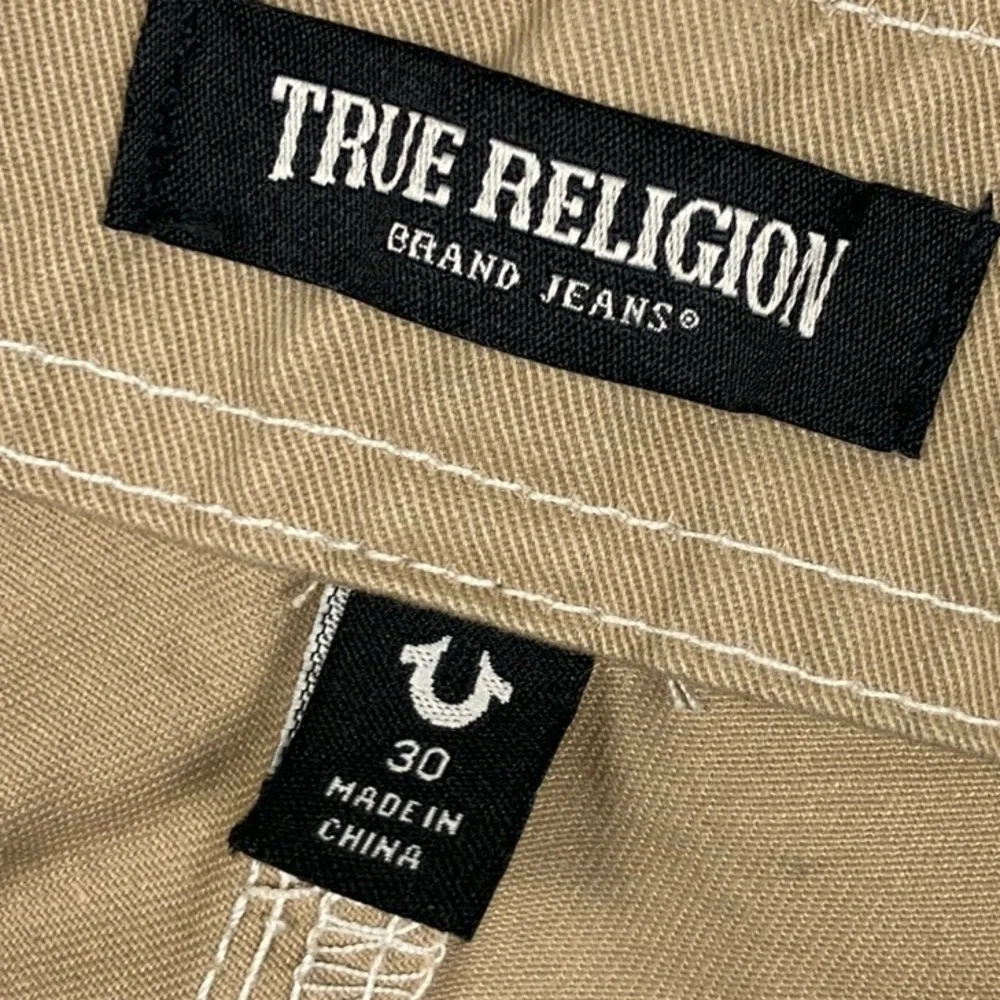 True Religion Cargo Pants Khaki Travertine NWT